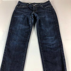 Kut From The Kloth Jeans Women's 10 Audrey Skinny Fit Dark Blue Stretch Denim